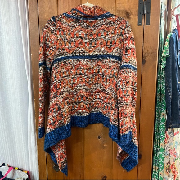 YELLOW BIRD x Anthropologie Open Front Cascade Cardigan Medium - Picture 3 of 5